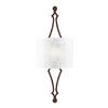 WANDLEUCHTE 29.2/77.8/11.7 cm   - Dunkelgrau, KONVENTIONELL, Glas/Metall (29.2/77.8/11.7cm) - Elstead Lighting