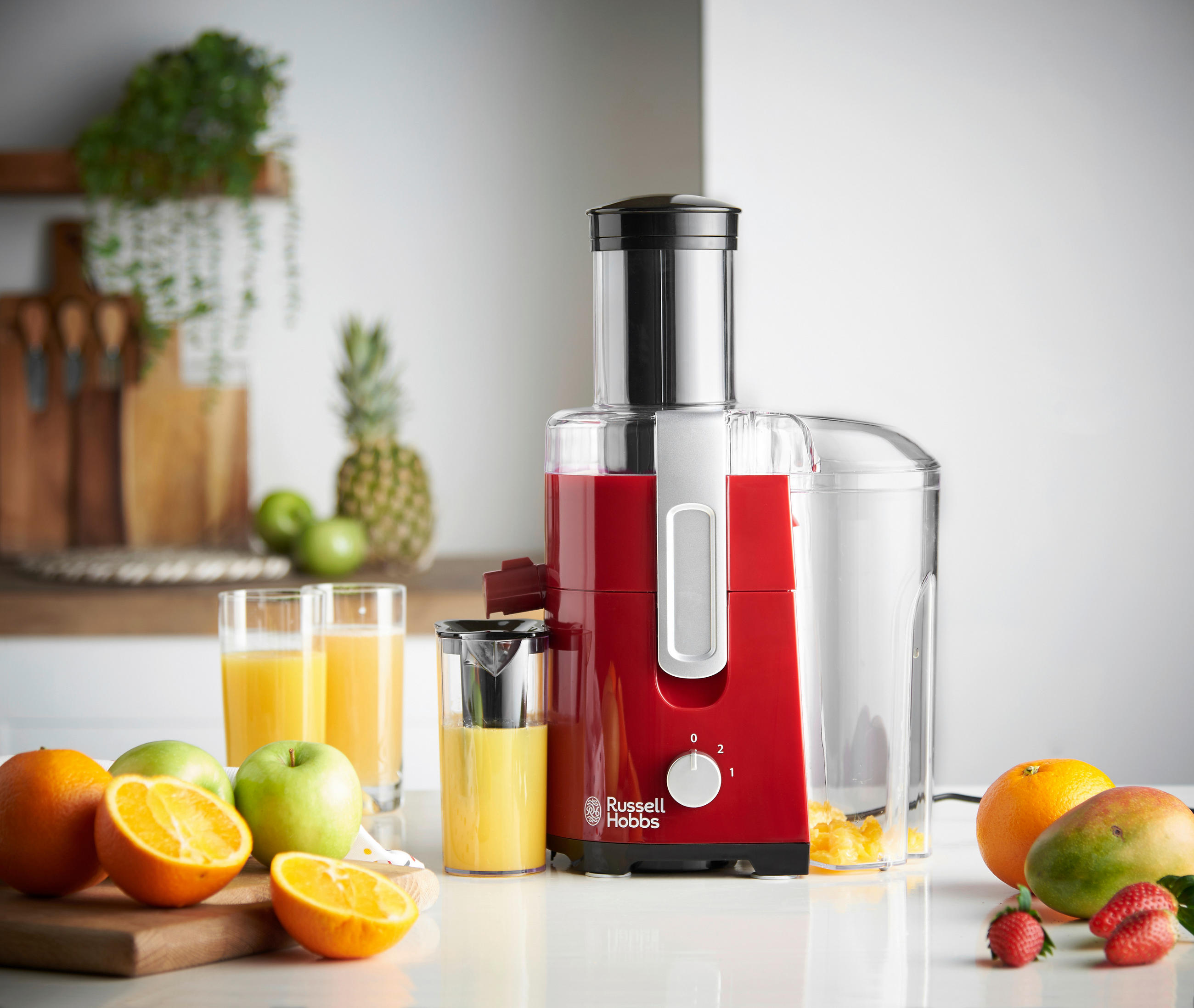 ENTSAFTER Desire  - Rot/Schwarz, Basics, Kunststoff (16,8/40,5/27,4cm) - Russel Hobbs