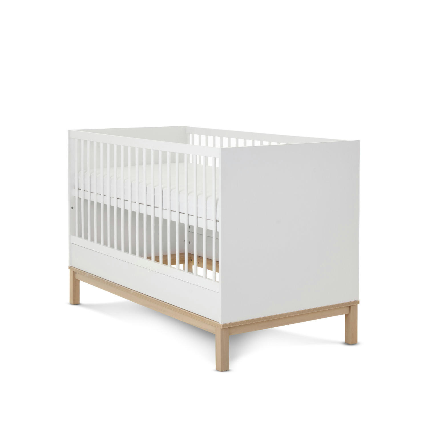 GITTERBETT Astrid   140/70 cm  - Naturfarben/Weiß, Basics, Naturmaterialien/Holz (140/70cm)