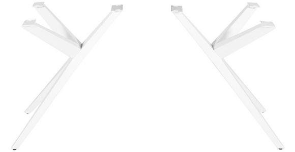TISCHGESTELL in Metall 60/72/70 cm - Creme, Design, Metall (60/72/70cm) - Landscape
