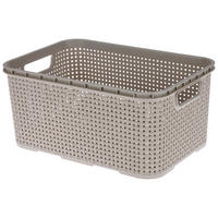 AUFBEWAHRUNGSKÖRBCHEN    28,5/19,5/12,9 cm  - Beige, Basics, Kunststoff (28,5/19,5/12,9cm) - My Baby Lou