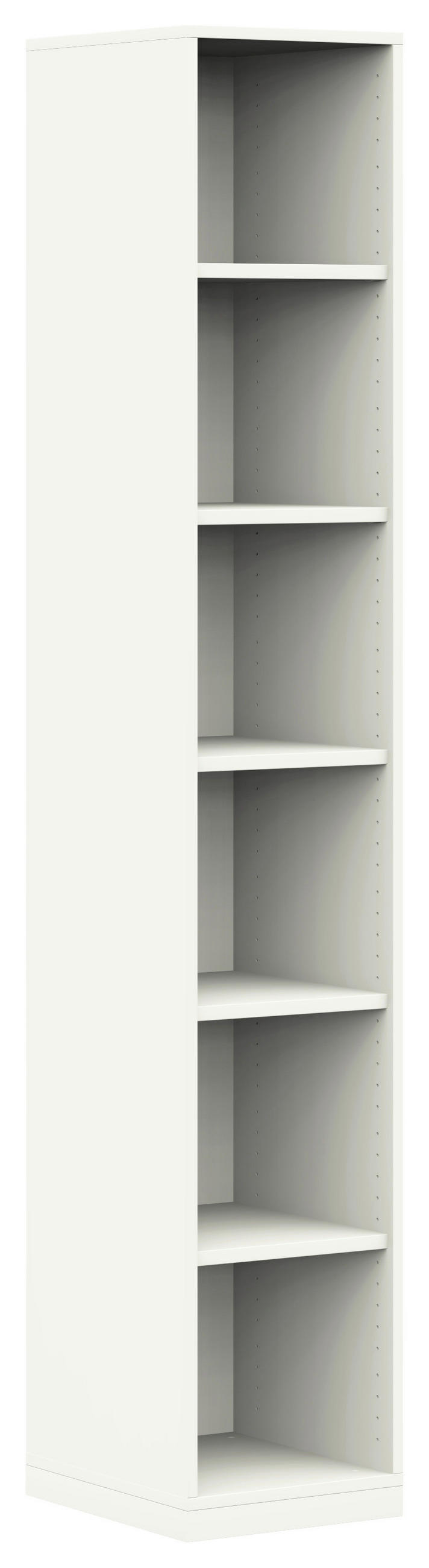 AKTENREGAL Weiß - Weiß, Design, Holzwerkstoff (40/220,5/40cm) - Moderano