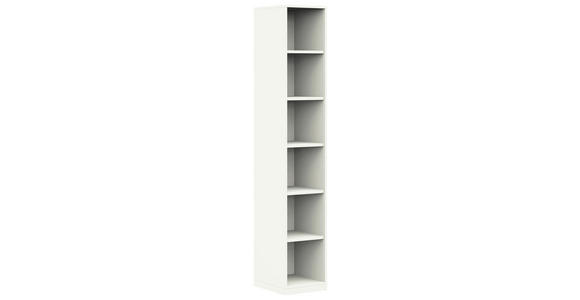 AKTENREGAL Weiß - Weiß, Design, Holzwerkstoff (40/220,5/40cm) - Moderano