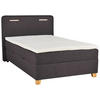 BOXBETT 120/200 cm  in Dunkelgrau  - Dunkelgrau, Konventionell, Holz/Textil (120/200cm) - Moderano