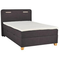 BOXBETT 120/200 cm  in Dunkelgrau  - Dunkelgrau, Konventionell, Holz/Textil (120/200cm) - Moderano