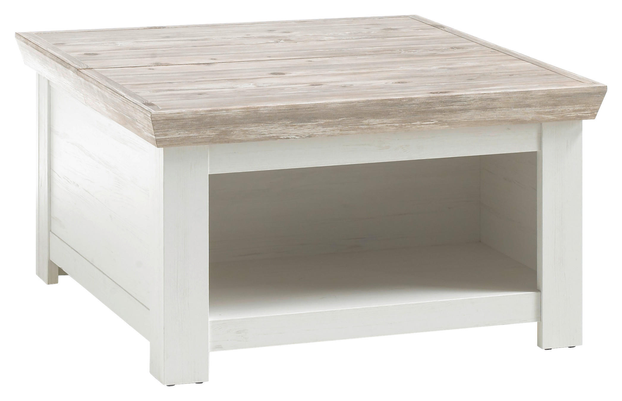 COUCHTISCH quadratisch Pinienfarben, Hellbraun - Hellbraun/Pinienfarben, Design, Holzwerkstoff (86/48/86cm) - MID.YOU