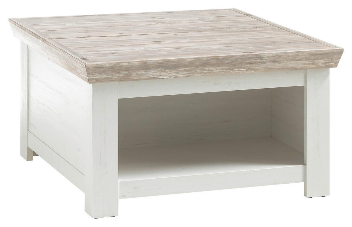 COUCHTISCH quadratisch Pinienfarben, Hellbraun  - Hellbraun/Pinienfarben, Design, Holzwerkstoff (86/48/86cm) - MID.YOU