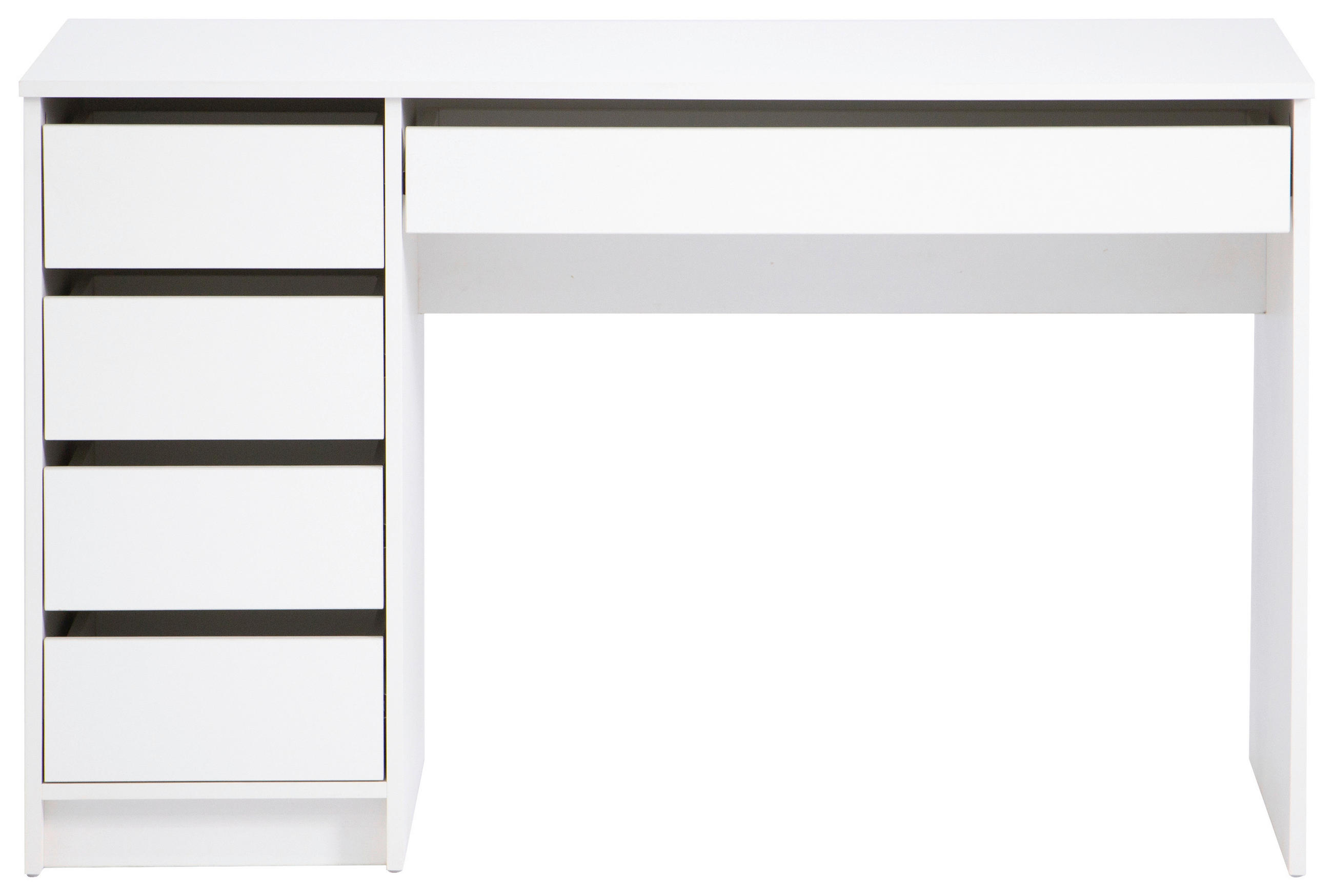 SCHREIBTISCH  Weiss  - Weiss, Modern, Holzwerkstoff (120/76/55cm) - MID.YOU