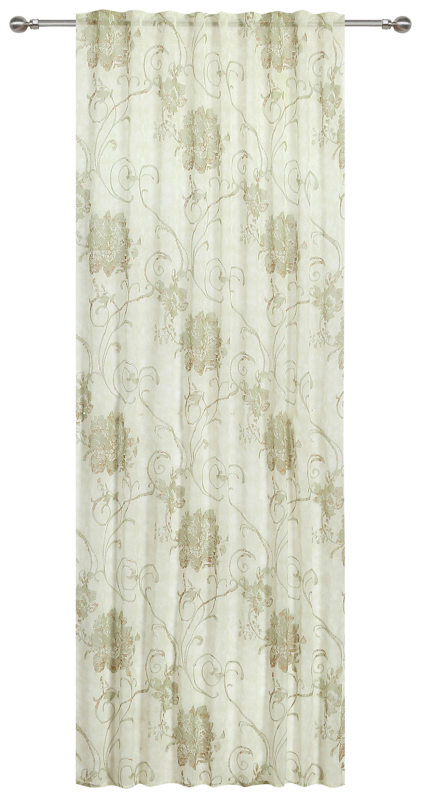 Vorhang Mit Band Sarah 140x245 Cm Grün