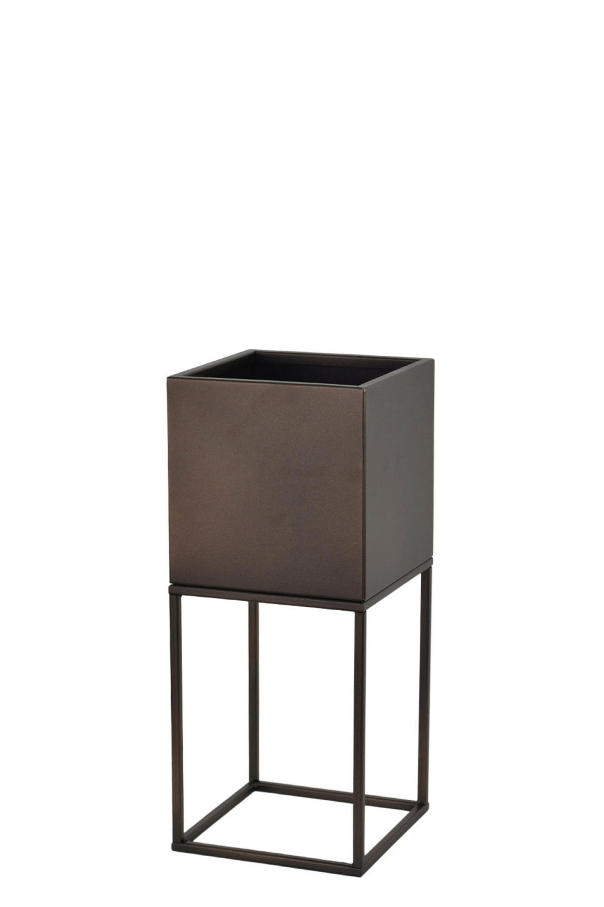 BLUMENSTÄNDER Metall  - Braun, Basics, Metall (19/47/19cm)