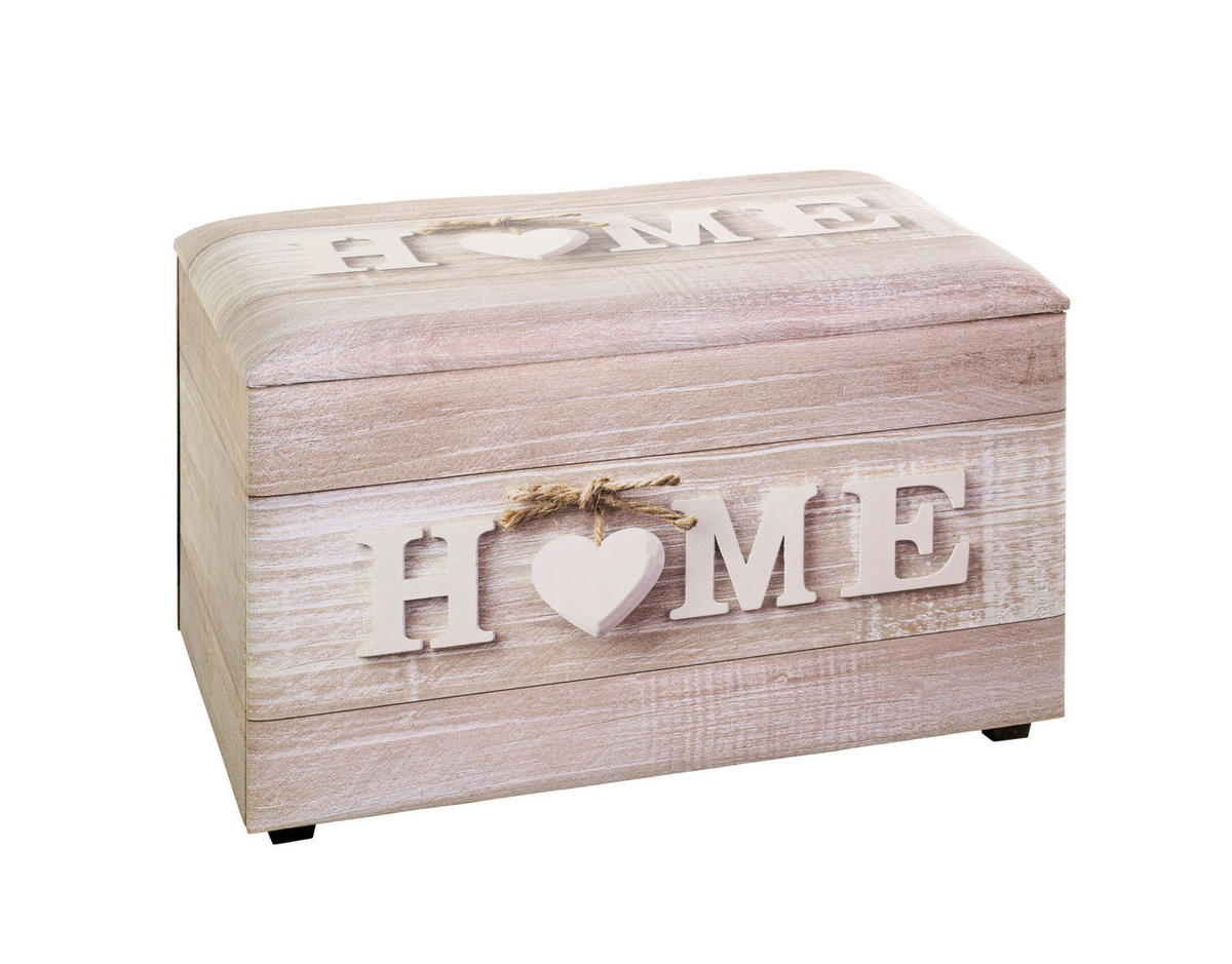 TRUHENBANK in Kunststoff, Holzwerkstoff 65/42/40 cm  - Multicolor, Trend, Holzwerkstoff/Kunststoff (65/42/40cm)