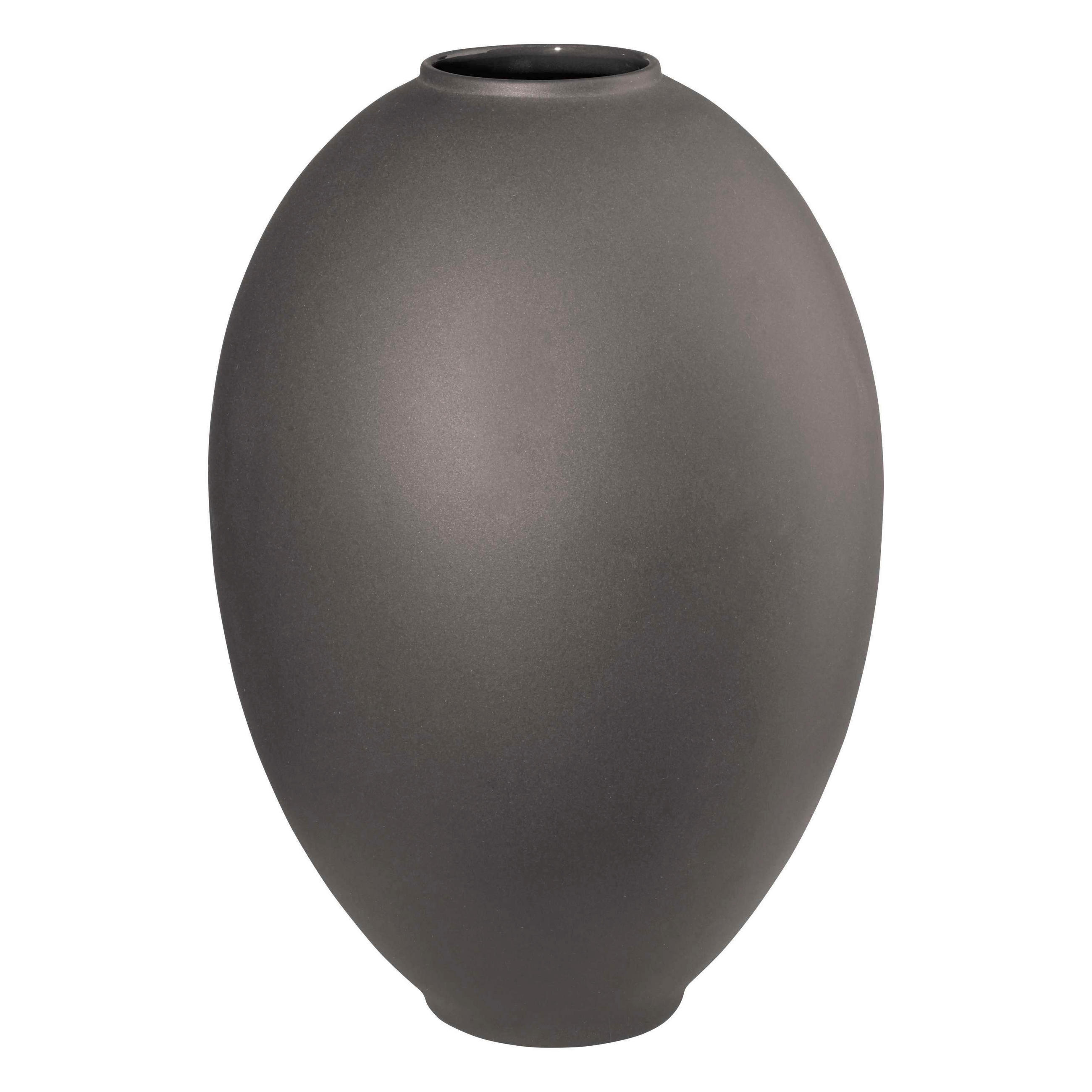 VASE 25 cm  - Schwarz, Basics, Keramik (17/17/25cm) - ASA