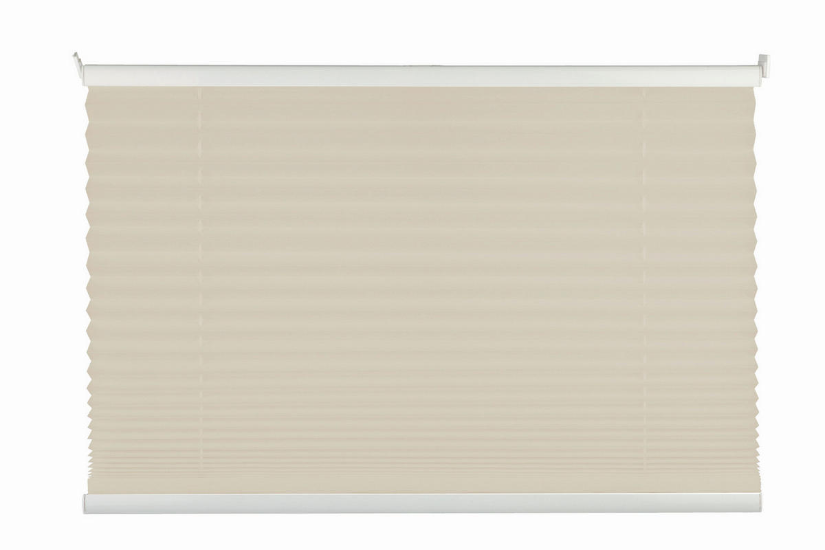 PLISSEE 50/130 cm  - Sandfarben, Basics, Textil (50/130cm)