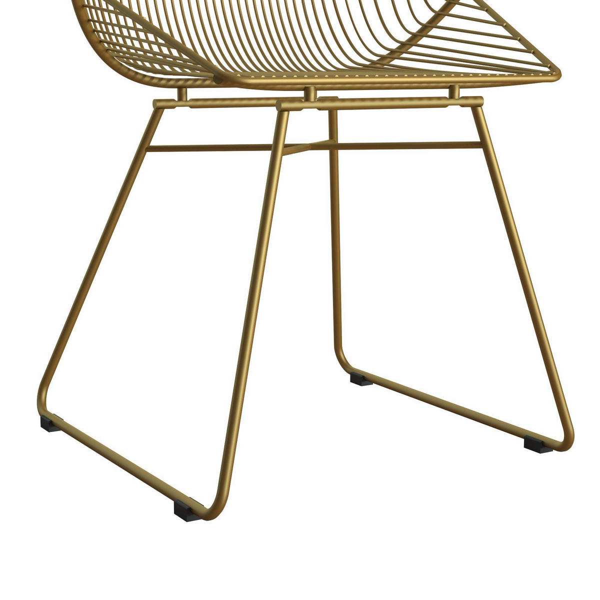 STUHL - Goldfarben, Design, Metall (59/83/54cm) - MID.YOU