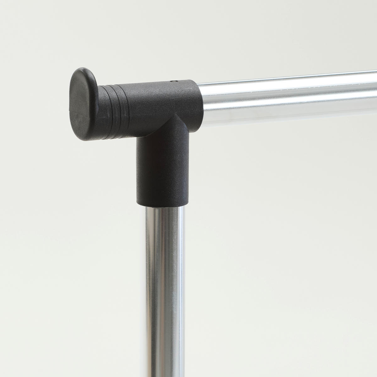 Cuier Mobil Cu Raft Pantofi negru, culoare crom, 92/99/167/48 cm   - culoare crom/negru, Basics, plastic/metal (92/99/167/48cm) - Boxxx