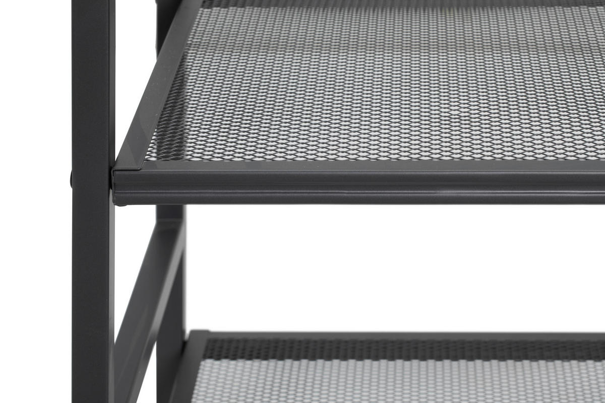 SCHUHREGAL Grau  - Weiß/Grau, MODERN, Metall (59/70/30cm) - PBJ