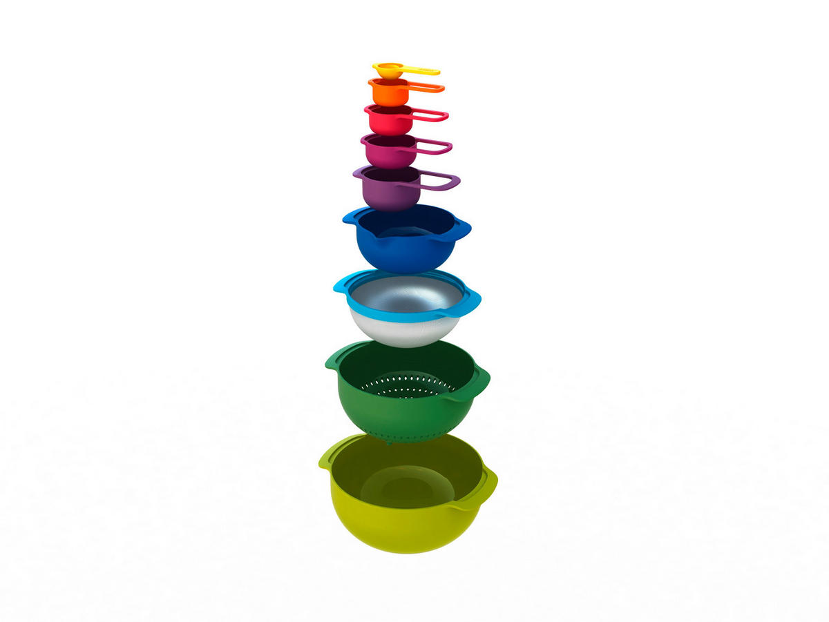 SET ZDJELA   28,5/28,5/14,5 cm         - višebojno, Basics, plastika (28,5/28,5/14,5cm) - Joseph Joseph