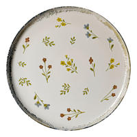 SERVIERPLATTE Viola 32/3 cm  - Multicolor/Creme, ROMANTIK / LANDHAUS, Keramik (32/3cm) - Ritzenhoff Breker