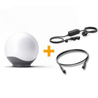 AUSSENLEUCHTE 24V Garten-Lichtsystem 30/30,8/30 cm  - Anthrazit/Weiß, Trend, Kunststoff (30/30,8/30cm) - Steinel