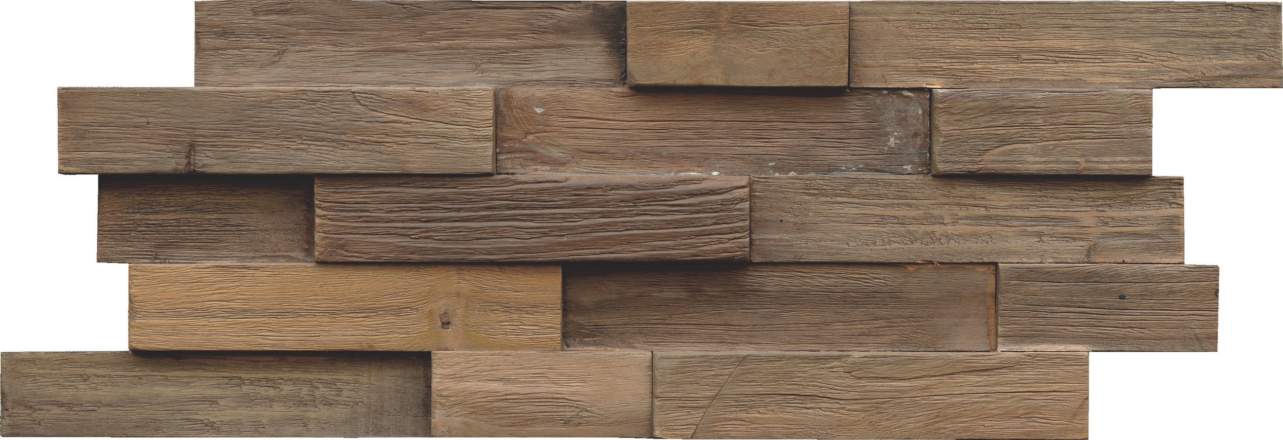 XXXLutz Wandverkleidung Teak Fsc Dunkelbraun 20x2x50 cm