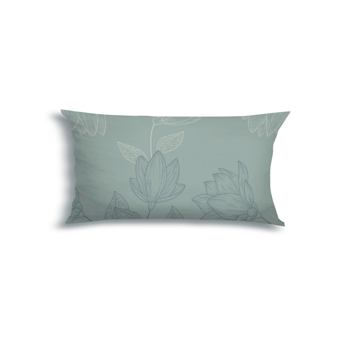 KOPFPOLSTERBEZUG 40/80 cm  - Petrol, Design, Textil (40/80cm) - Florella