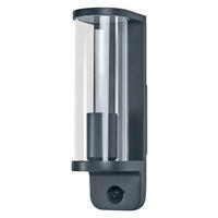 AUßENLEUCHTE 8,2/11,8/27,8 cm   - Dunkelgrau, Basics, Glas/Metall (8,2/11,8/27,8cm) - Osram