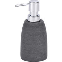 DÁVKOVAČ MÝDLA šedá - šedá, Basics, plast (9/16/7,4cm)