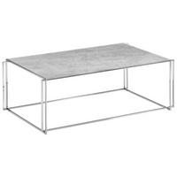 COUCHTISCH in Metall, Keramik, Holzwerkstoff 110/60/38 cm  - Grau, Design, Keramik/Holzwerkstoff (110/60/38cm) - Bacher