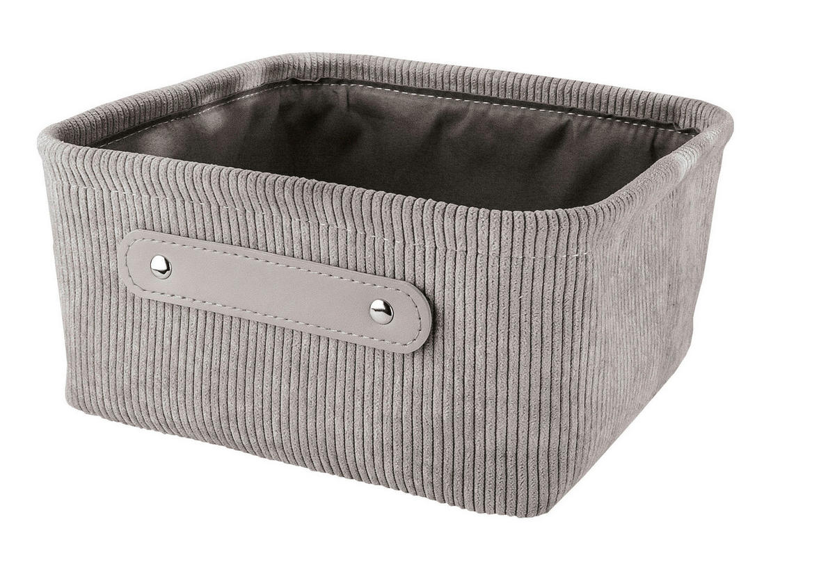 AUFBEWAHRUNGSBOX - Hellgrau, Basics, Kunststoff (23/11/23cm) - Kleine Wolke