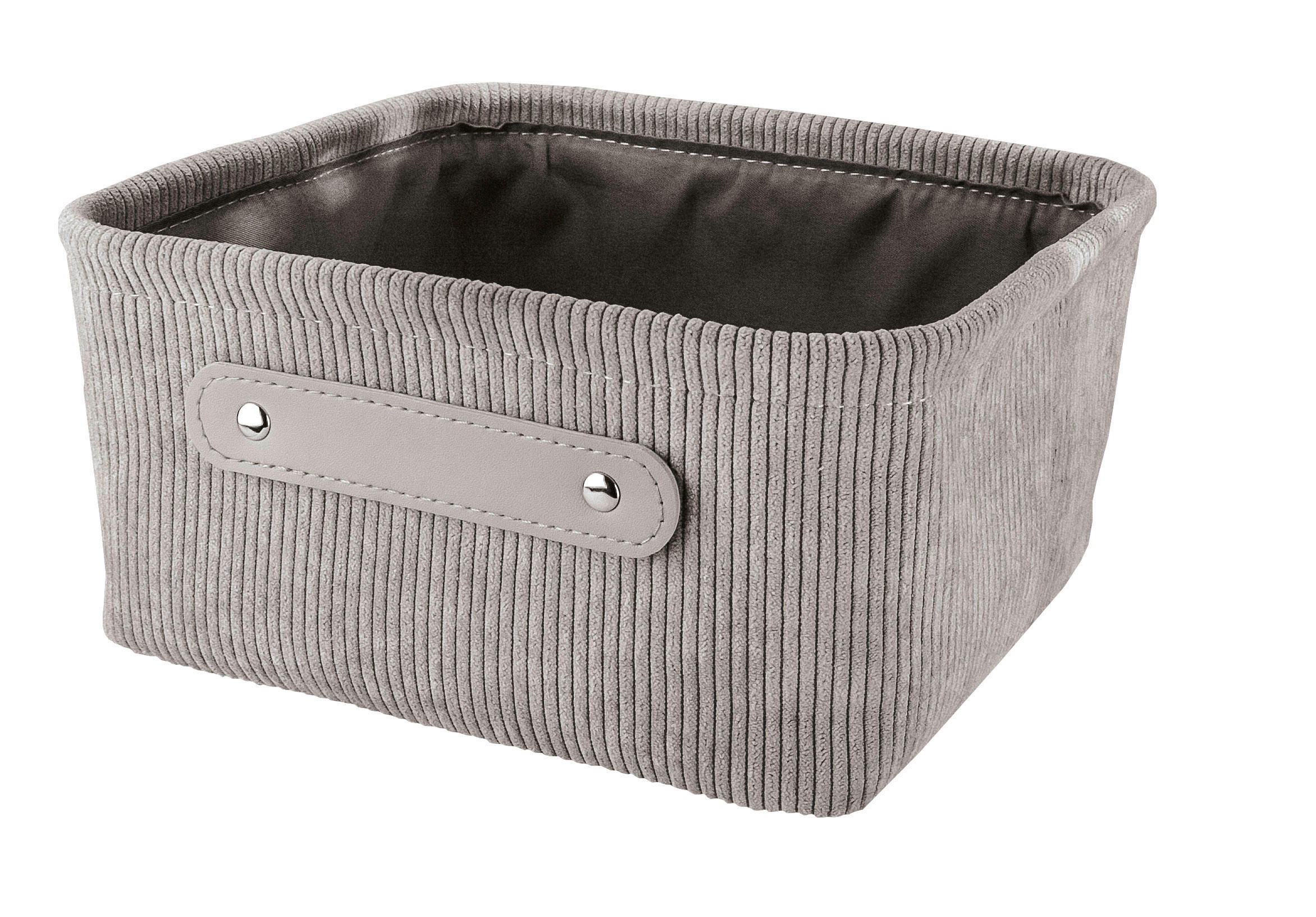 Kleine Wolke Aufbewahrungsbox Bedford Hellgrau 23x11x23 cm