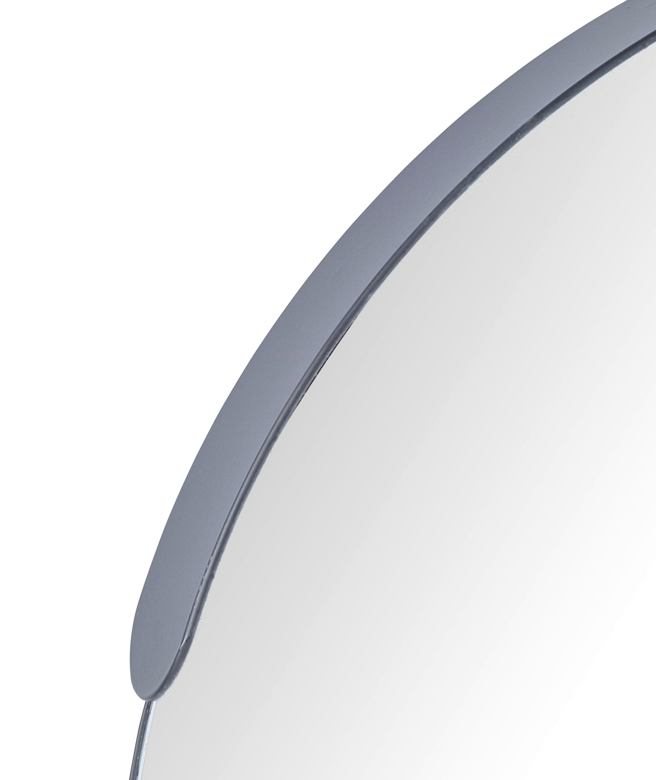 VÄGGSPEGEL 40/40/3,5 cm    - svart/nickelfärgad, Trend, metall/glas (40/40/3,5cm) - Carryhome