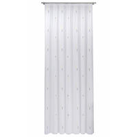 HÁLÓS FÜGGÖNY fm - sárga/barna, Basics, textil (290cm)