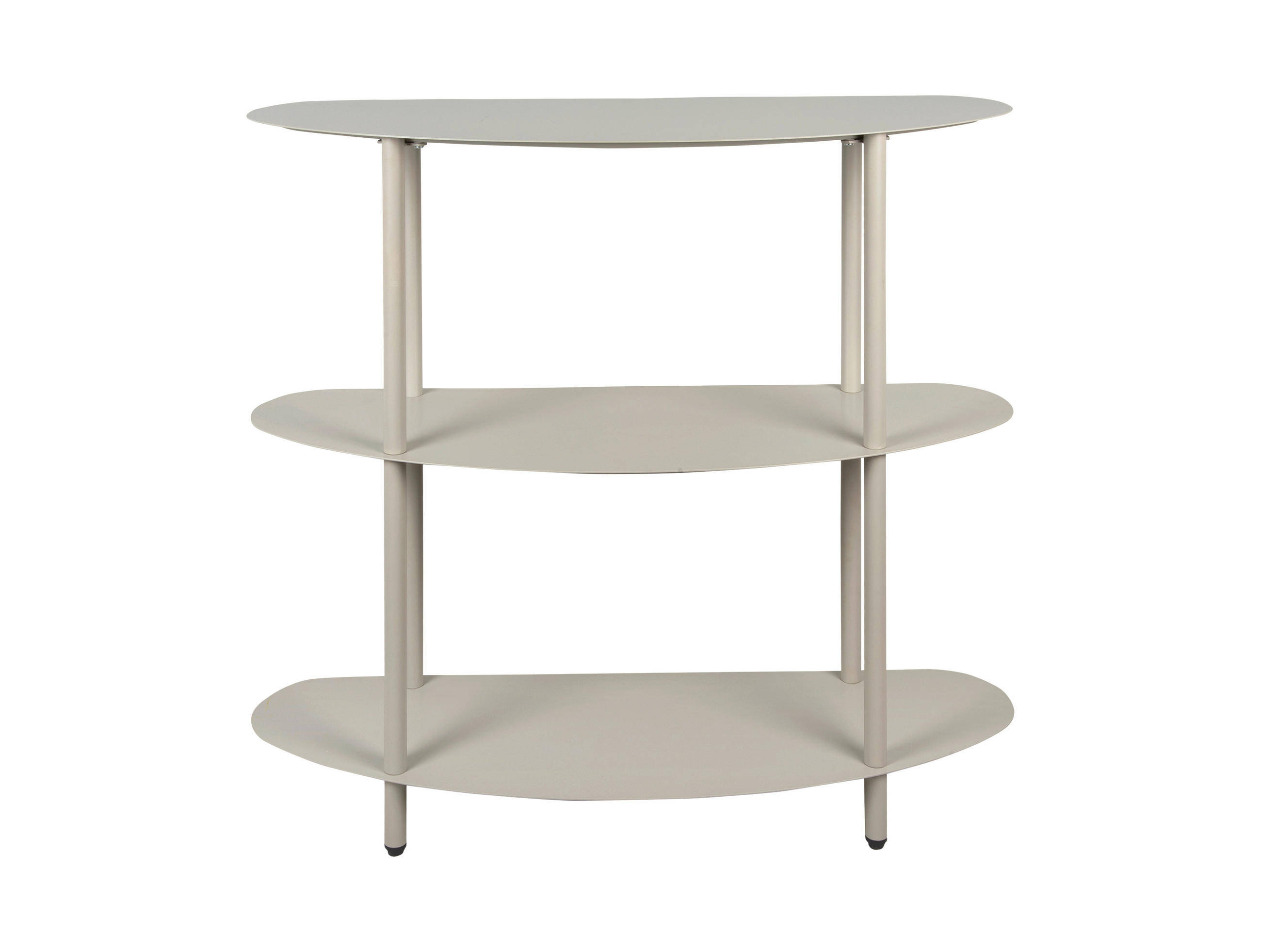 VITRINE  in Grau  - Grau, Basics, Metall (90/28/82cm) - Leitmotiv