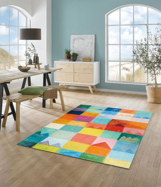 COVOR CU ȚESĂTURĂ PLATĂ Sonnenstadt  - multicolor, Konventionell, plastic/textil (170/240cm) - wash+dry