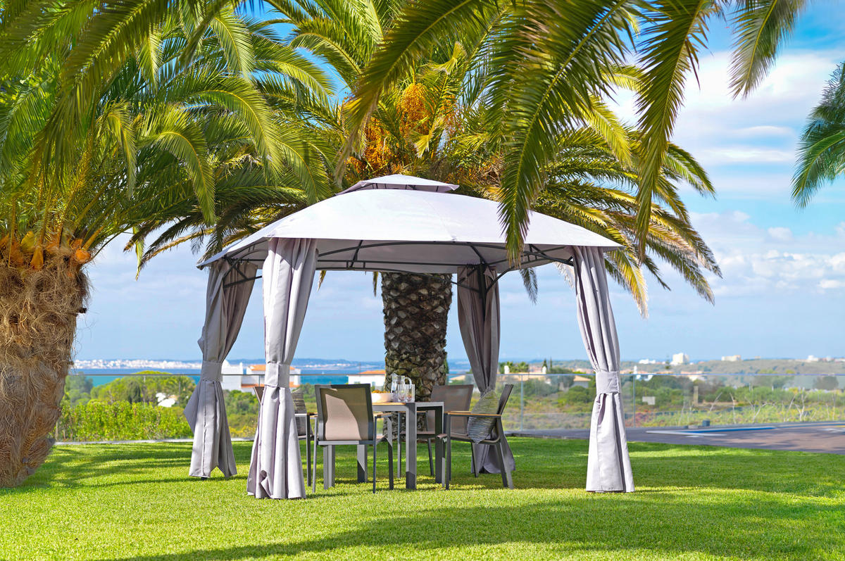PAVILJON - siva/antracit, Osnovno, tekstil/metal (400/270/300cm) - Ambia Garden