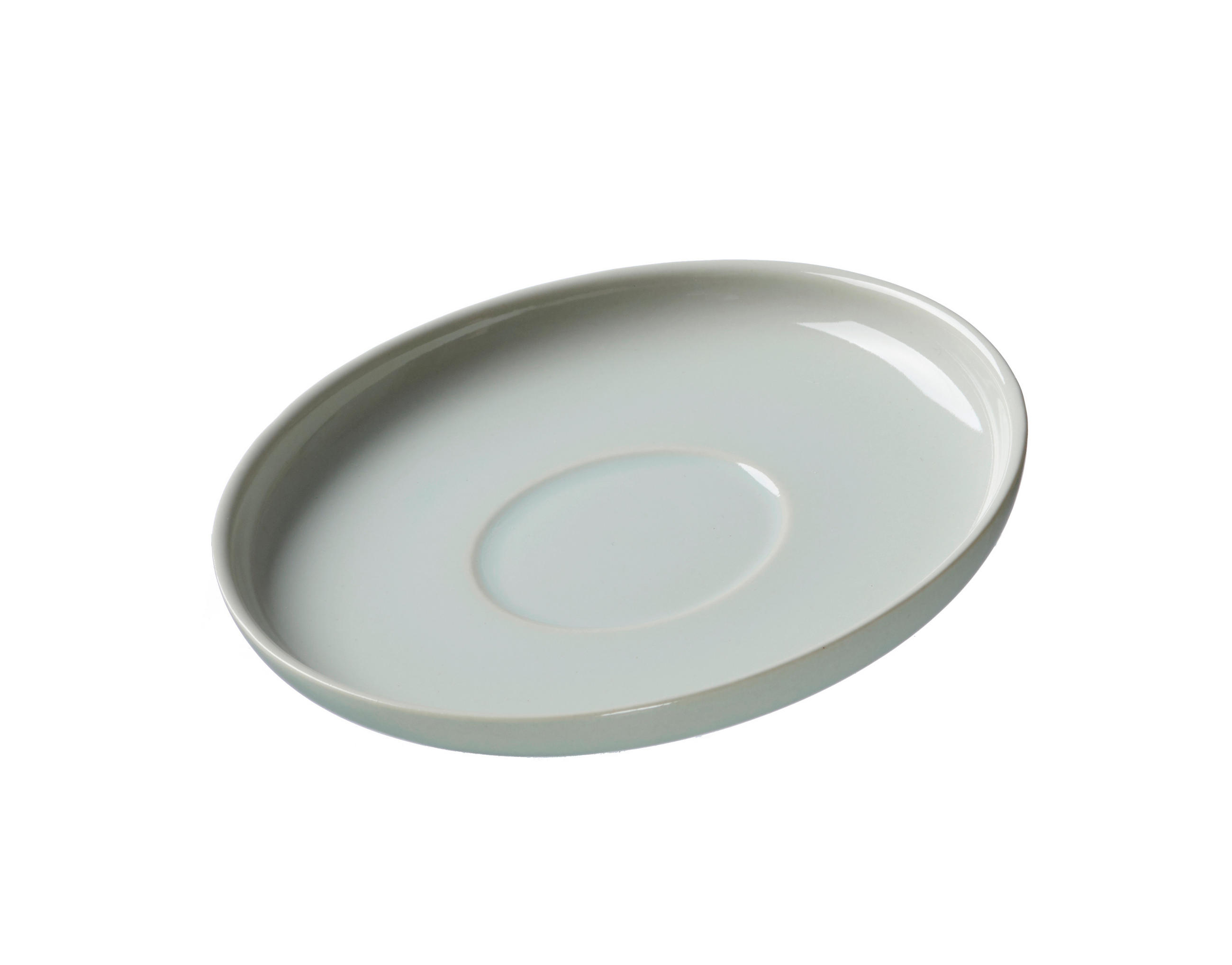 ESPRESSO-UNTERTASSE Jasper 11 cm  - Weiß/Mintgrün, Design, Keramik (11cm) - Ritzenhoff Breker