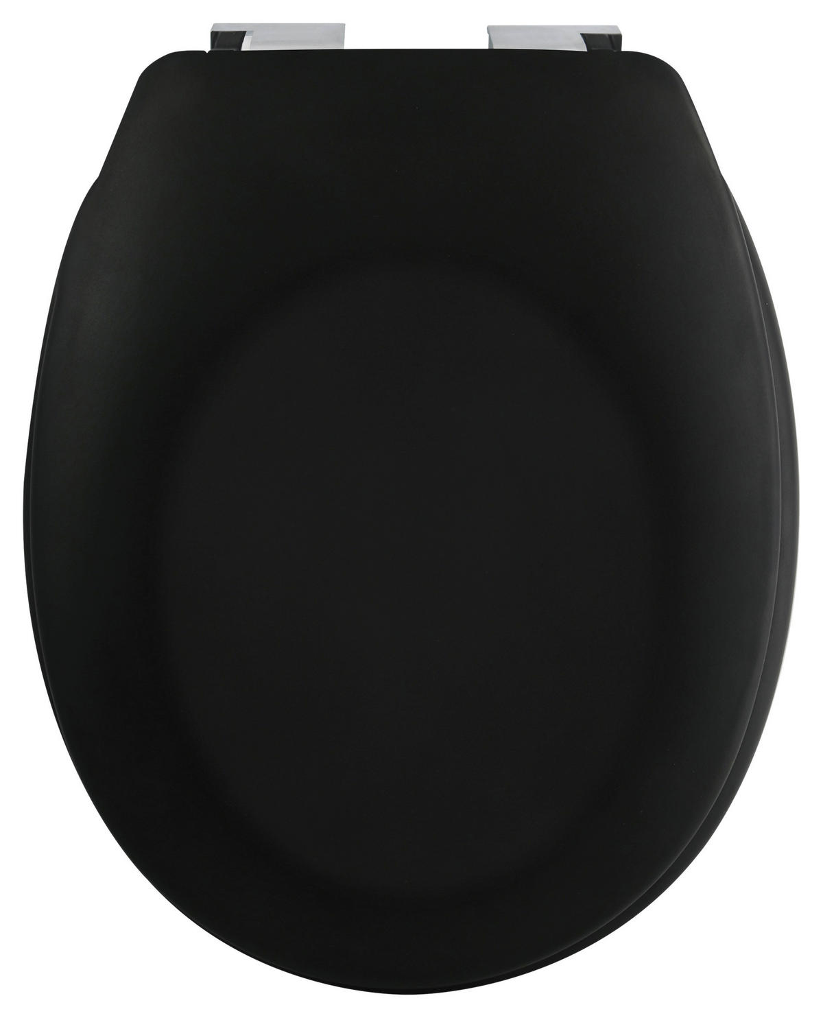 WC-SITZ Schwarz  - Schwarz, KONVENTIONELL, Kunststoff (5,5/38cm) - Spirella