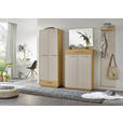 SCHUHSCHRANK 86/124/37 cm  - Taupe/Eichefarben, Design, Holz/Holzwerkstoff (86/124/37cm) - Novel