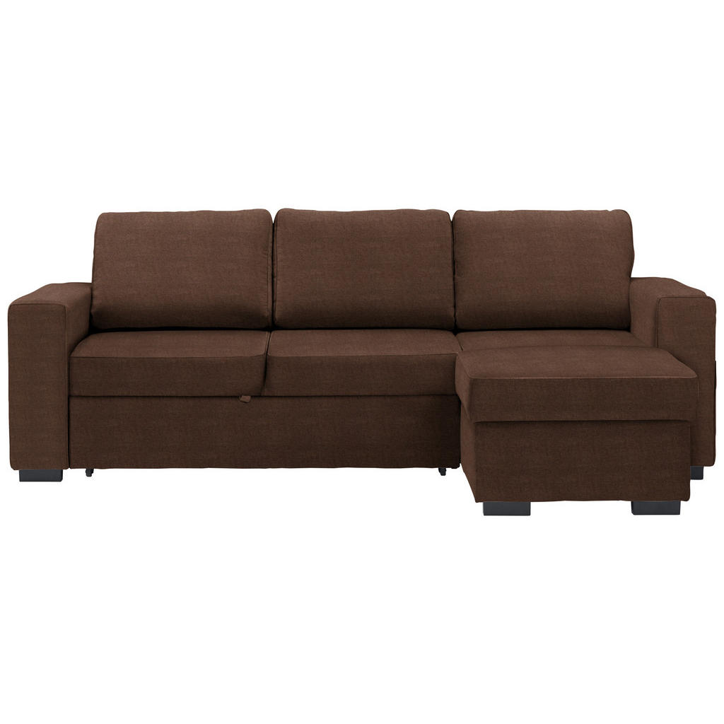 Carryhome ROHOVÁ SEDAČKA, textil, hnedá