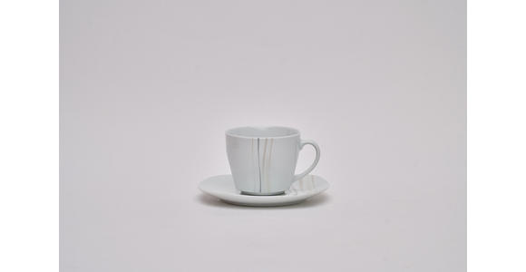 KOMBISERVICE Grau, Weiß, Sandfarben, Beige Concerto 62-teilig 6 Personen  - Sandfarben/Beige, Basics, Keramik - Novel