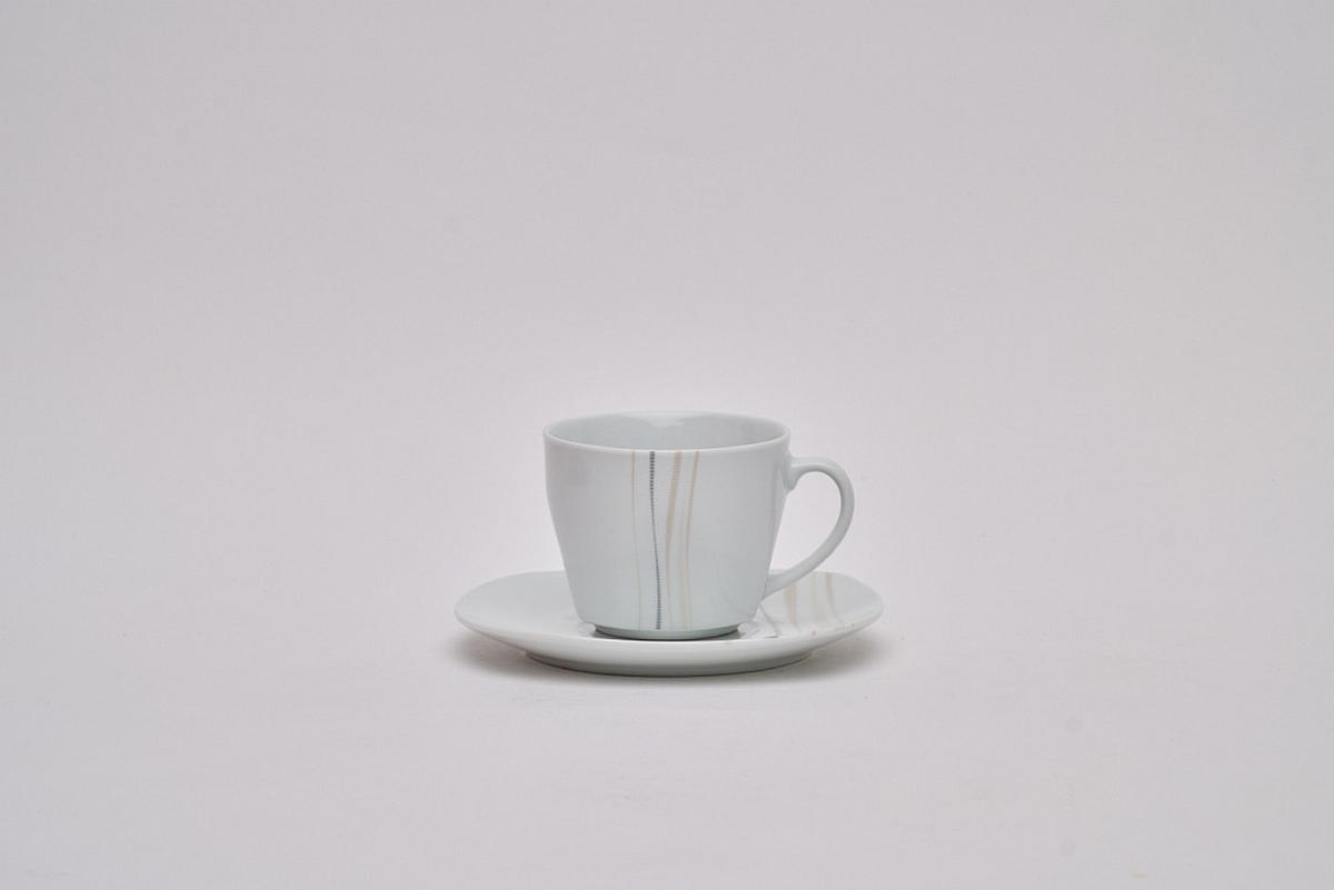 KOMBISERVICE Grau, Weiß, Sandfarben, Beige Concerto 62-teilig 6 Personen  - Sandfarben/Beige, Basics, Keramik - Novel