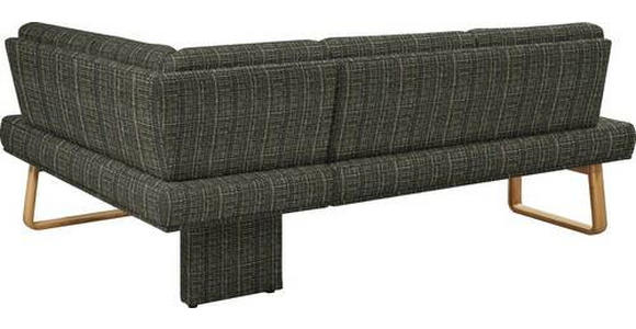 ECKBANK 240/174 cm in Grün, Eichefarben - Eichefarben/Grün, Design, Holz/Textil (240/174cm) - Dieter Knoll