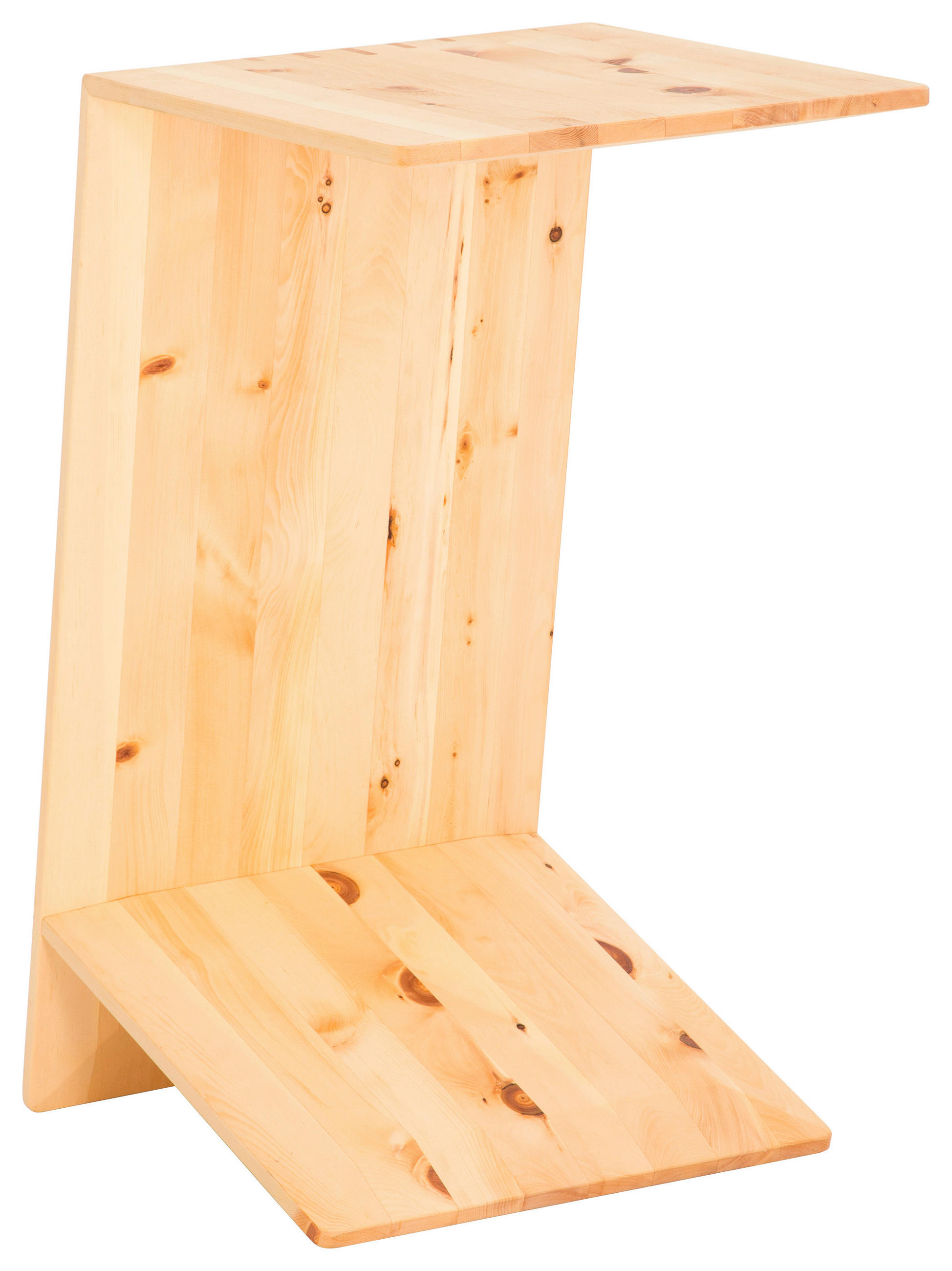 BEISTELLTISCH in Holz 37,6/38/76,6 cm  - Zirbelkieferfarben, Design, Holz (37,6/38/76,6cm) - TEAM 7