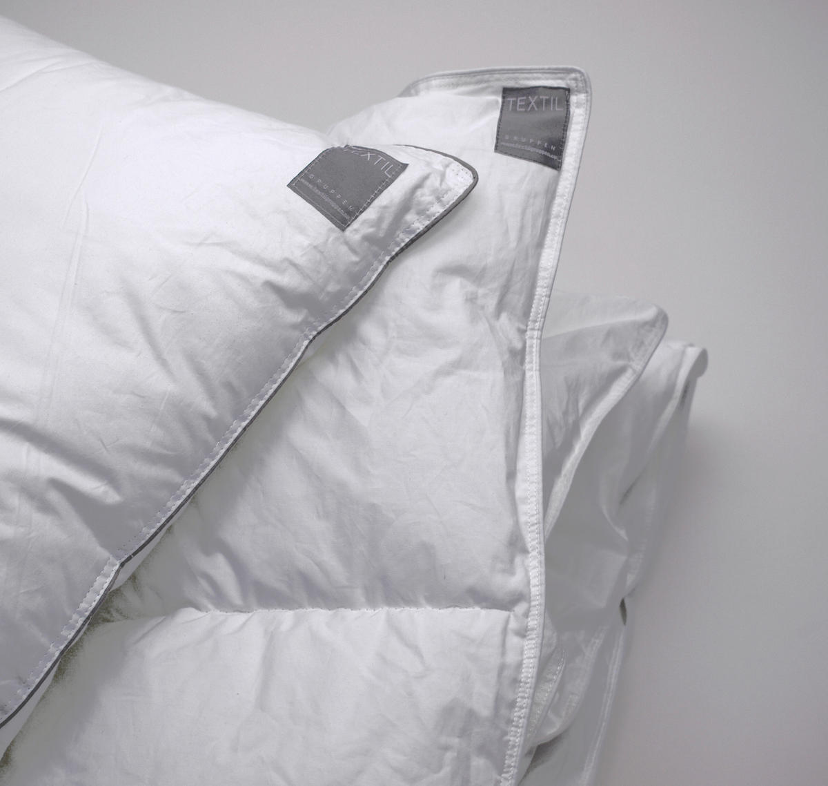 TÄCKE MED SÖMMAR 220/210 cm  - vit, Basics, textil (220/210cm)