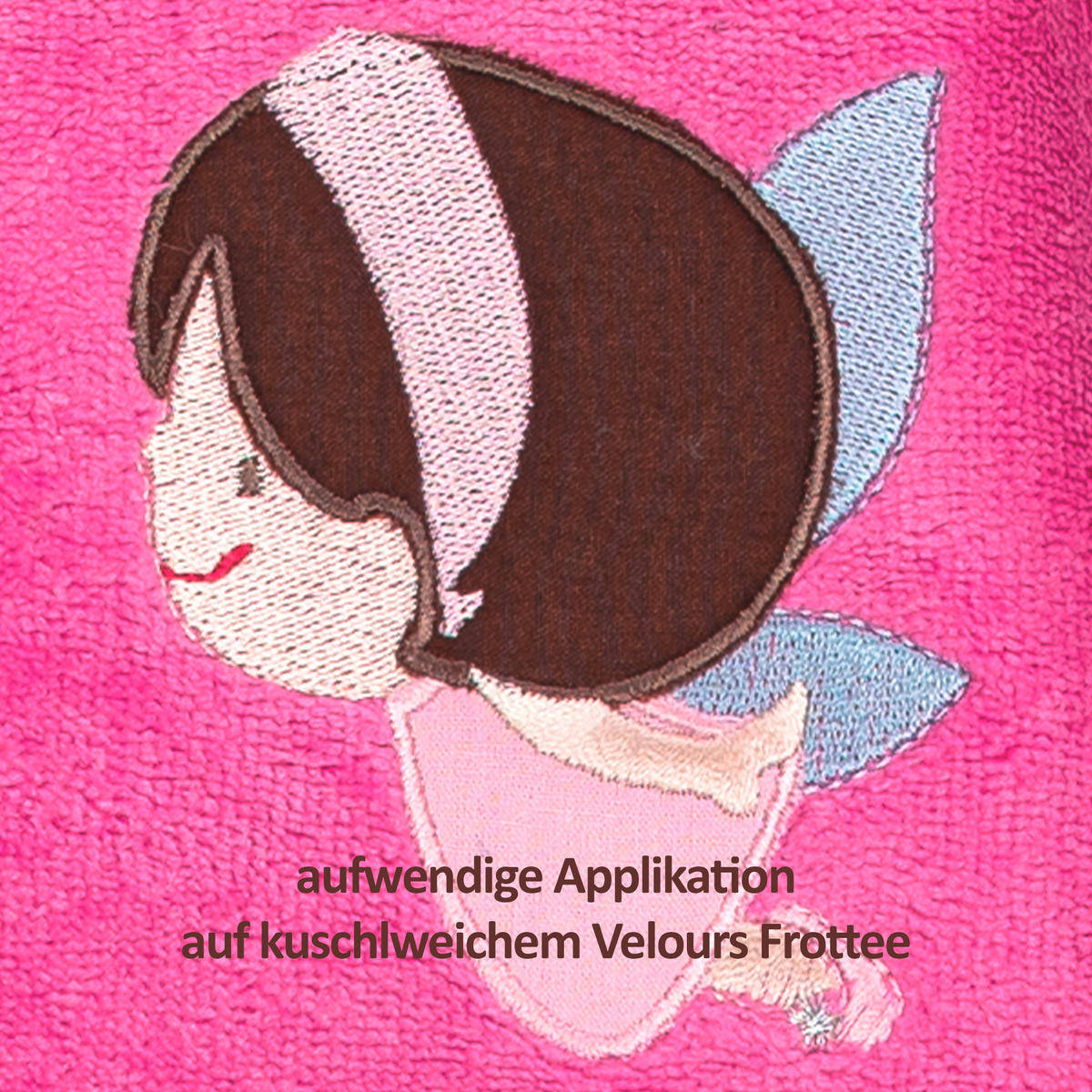HANDTUCH 50/100 cm ELFE Pink  - Pink, Basics, Textil (50/100cm)