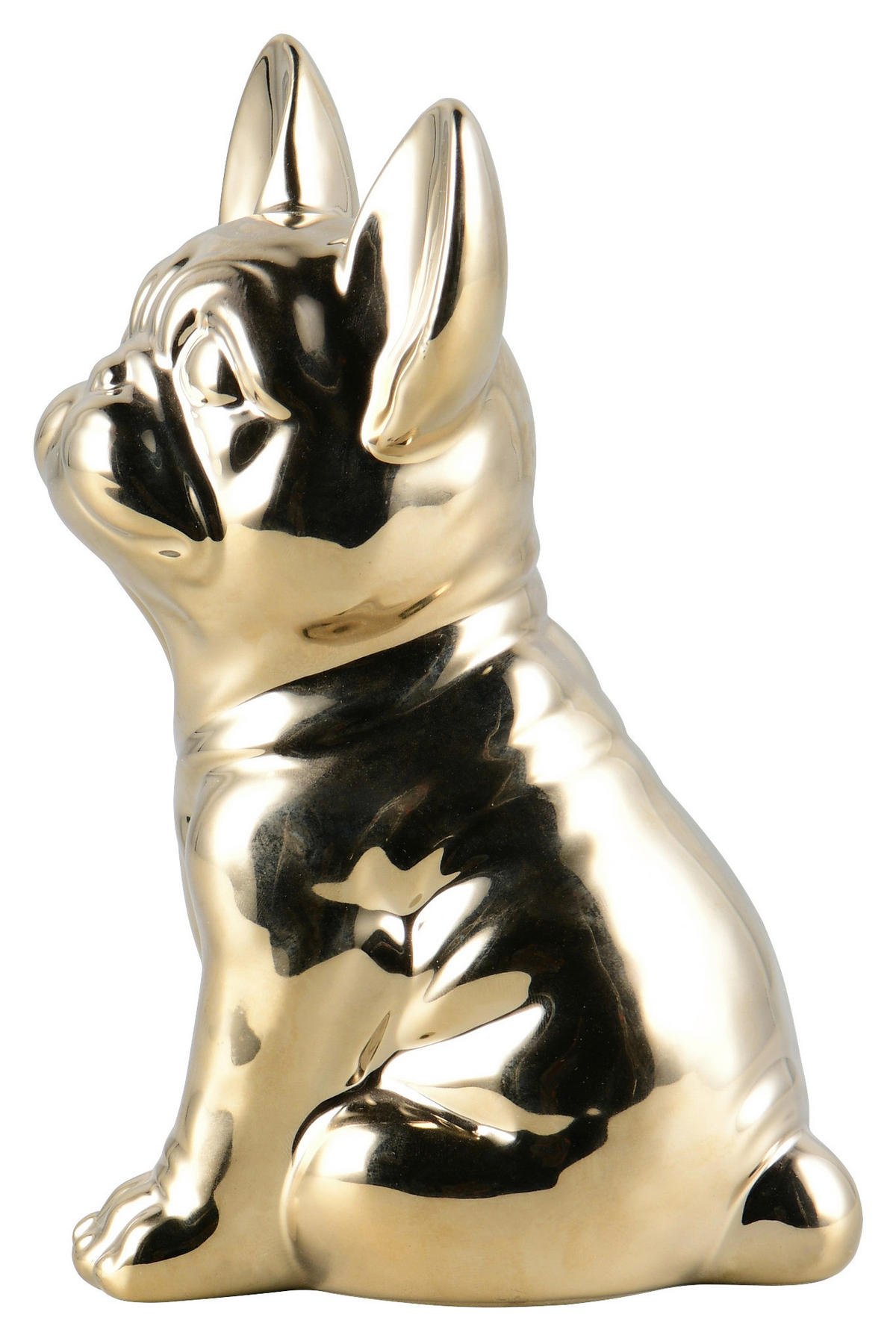 DEKOHUND - Goldfarben, Design, Keramik (14/20/11cm)