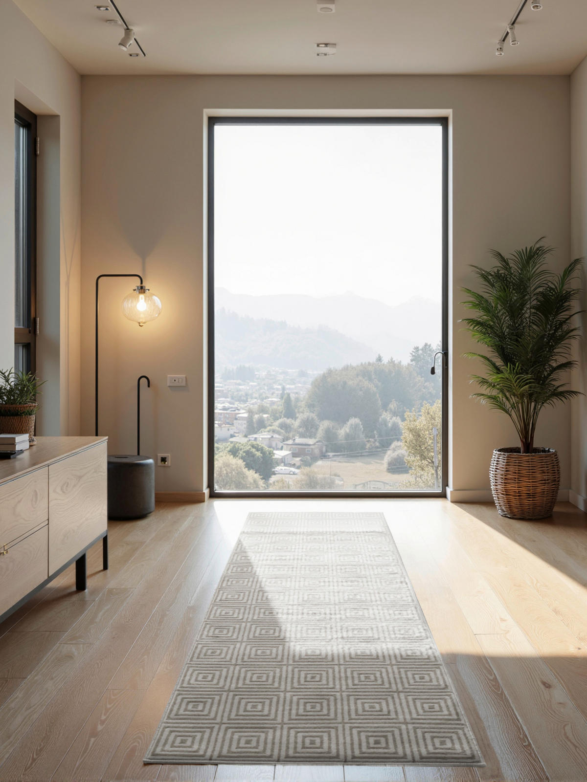 LÄUFER 80/240 cm Perles  - Creme/Weiß, Basics, Kunststoff (80/240cm) - Elle Decoration
