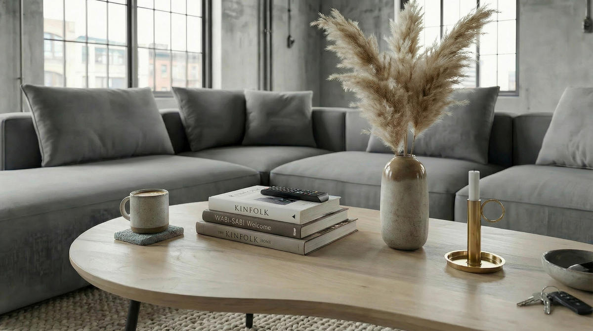 SOFFBORD - vit/svart, Design, metall/trä (122/63/36cm) - MID.YOU