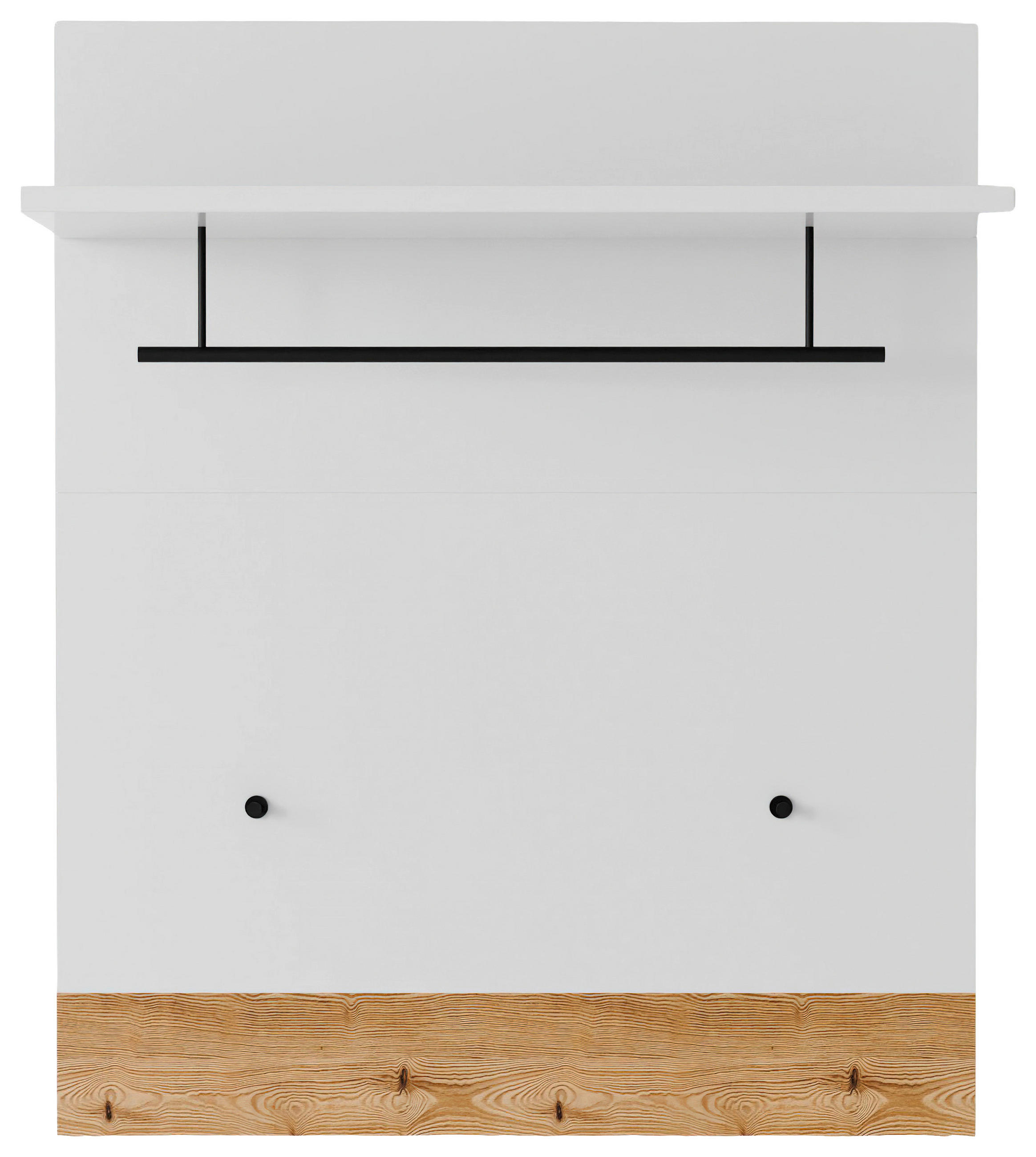 GARDEROBENPANEEL  in 90/116/29 cm  - Eichefarben/Weiß, Design, Holzwerkstoff (90/116/29cm) - Xora