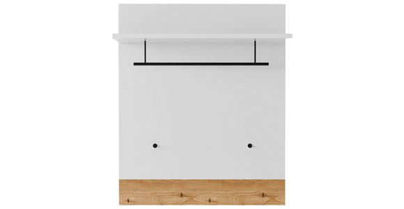 GARDEROBENPANEEL  in 90/116/29 cm  - Eichefarben/Weiß, Design, Holzwerkstoff (90/116/29cm) - Xora